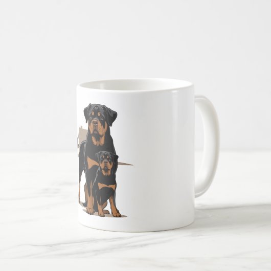 Mug Rottweiler Dad (Devant droit)