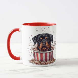 Mug Rottweiler Dog Movie Popcorn Bucket