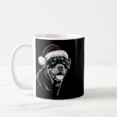 Mug Rottweiler Dog Santa Hat Christmas Xmas Pajama (Gauche)