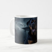 Mug Rottweiler Halloween Épouvantable (Devant gauche)