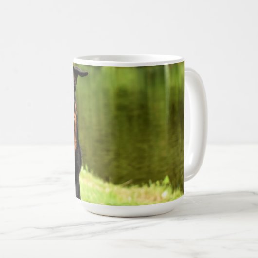 Mug Rottweiler heureux (Devant droit)