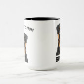 Mug Rottweiler Illustration mignonne Amoureux des chie (Centre)