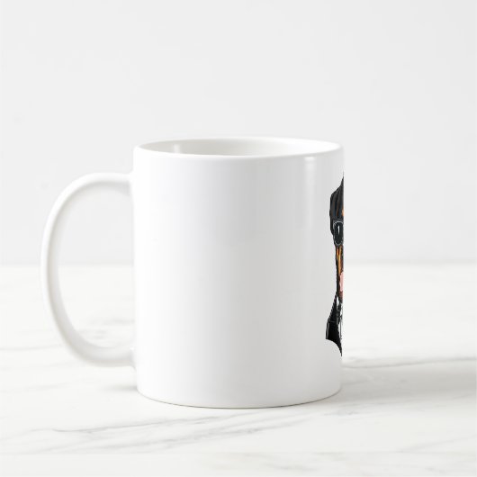 Mug Rottweiler Le Gardien Du Corps (Gauche)