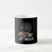 Mug Rottweiler - Noël est meilleur avec Rottweiler (Centre)