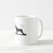 Mug Rotweiler Chien - Halloween Lune Silhouette Oversi (Devant droit)