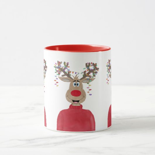 Mug Roudolph Reindee illuminations de Noël (Centre)