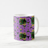 Mug Roue à aubes de flammes célestes contenues (Devant droit)
