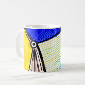 Mug Roue Abstraite (Devant gauche)