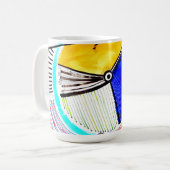 Mug Roue Abstraite (Devant gauche)