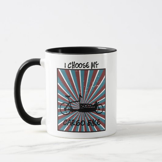 Mug Roue de charge dans l'oeil avec des rayons et prov (Gauche)