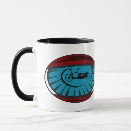 Mug Roue de chargement dans l'oeil design (Gauche)