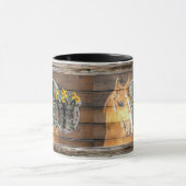 Mug Roue de Chariot Occidental Fer à Cheval Bottes de (Centre)