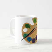 Mug Roue de couleurs de palette de l'artiste (Devant gauche)