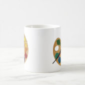 Mug Roue de couleurs de palette de l'artiste (Centre)