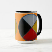 Mug Roue de médecine grande boue combo (Devant droit)