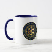 Mug Roue de navire en or (Gauche)
