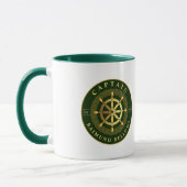 Mug Roue de navire en or (Gauche)