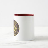 Mug Roue de navire en or (Centre)