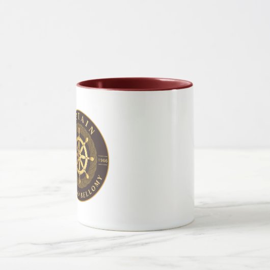 Mug Roue de navire en or (Centre)