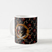 Mug Roue de pirate de jolly roger (Devant gauche)