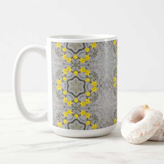 Mug Roue d'harmonie de jonquilles (Avec donut)