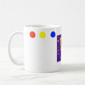 Mug Roue en couleur violet de l'artiste-violet Chica M (Gauche)