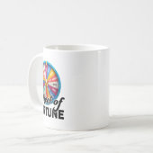 Mug Roue Femme De Fortune Papa Roue De Fête des pères (Devant gauche)