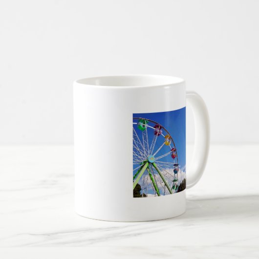 Mug Roue Ferris colorée (Devant droit)