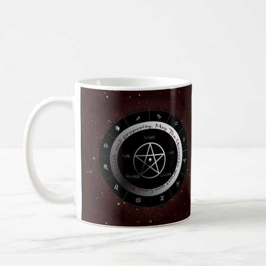 Mug Roue païenne d'éléments (Gauche)