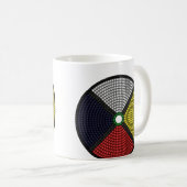 Mug Roue perlée de médecine (Devant droit)