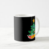 Mug Roues chaudes Roues chaudes Arbre de Noël (Devant droit)