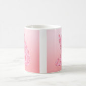 Mug "Roues" de chat léger - rose de corail (Centre)