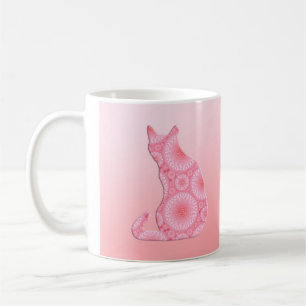 Mug "Roues" de chat léger - rose de corail