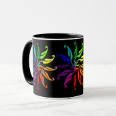 Mug Roues de couleur (foncé) (Devant gauche)