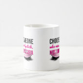 Mug Rouge à lèvres Girly de citation de la typographie (Centre)