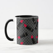 Mug Rouge à lèvres rouge rétro (Gauche)