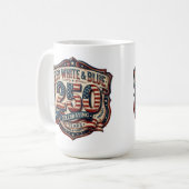 Mug Rouge, Blanc & Bleu 4 juillet (Devant gauche)