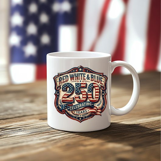Mug Rouge, Blanc & Bleu 4 juillet