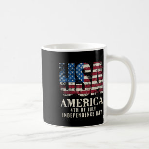 Mug Rouge Blanc Bleu Amérique 4 juillet Patriotique _