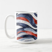 Mug Rouge Blanc Bleu Nautique (Gauche)