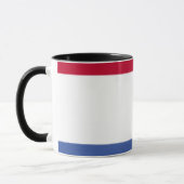 Mug rouge, blanc et bleu (Gauche)