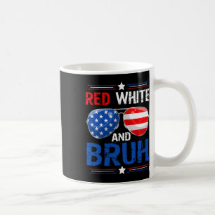 Mug Rouge Blanc Et Bruh Joyeux 4 juillet Patriotique I
