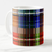 Rouge Bleu Vert Jaune Carreaux Tartan Design
