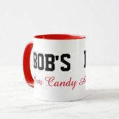 Mug Rouge Bob's Arm Candy (Devant gauche)