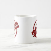 Mug rouge certifié par timbre (Centre)