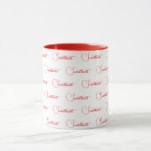 Mug Rouge Chéri (Centre)