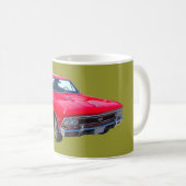 Mug Rouge Chevy 1966 Chevelle solides solubles 396 (Devant droit)