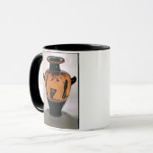 Mug Rouge-chiffre stamnos de grenier dépeignant le (Devant gauche)