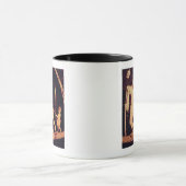 Mug Rouge-chiffre vase de grenier (Centre)