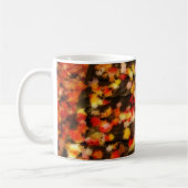 Mug Rouge clair Jaune d'automne Maple Feuilles (Gauche)